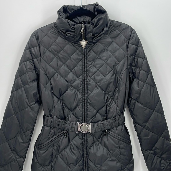 GUESS Quilted Down & Feather Puffer Jacket - Picture 2 of 3